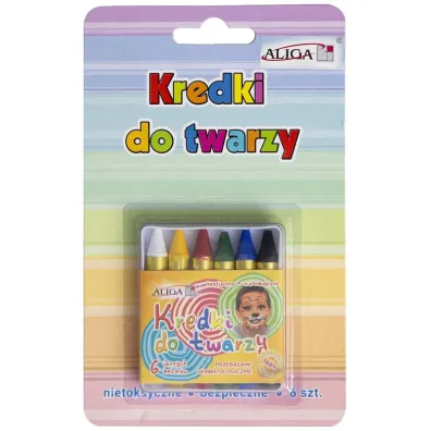 Aliga Kredki do twarzy 6-kol FC-6 436208