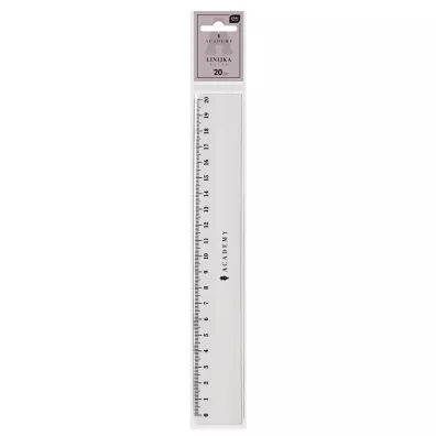Interdruk Linijka plastikowa Academy 20cm