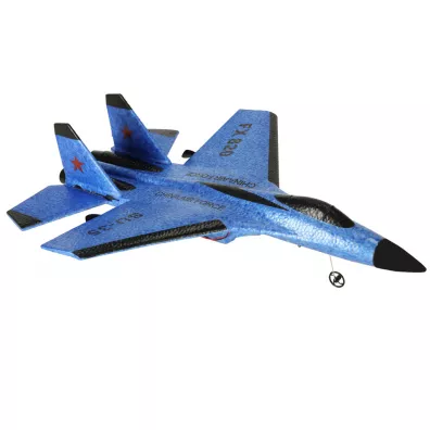 Samolot RC zdalnie sterowany na pilota SU-35 odrzutowiec FX820 niebieski