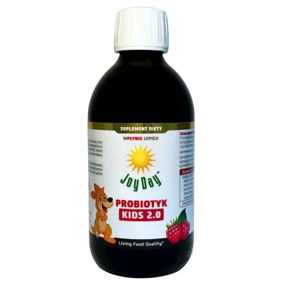 Joy Day Probiotyk dla dzieci od 3 roku o smaku malinowym Suplement diety 300 ml Bio