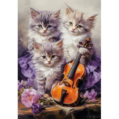 Puzzle 500 el. Musical Kittens Castorland