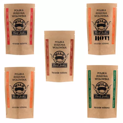 Wild Willy Przekski suszona woowina mix smakw 5 x 30 g