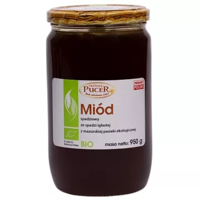 Pasieka Pucer Mi�d spadziowy ze spadzi iglastej 950 g Bio