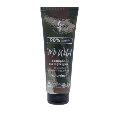 4organic Mr Wild szampon dla mężczyzn do włosów przetłuszczających się 250 ml