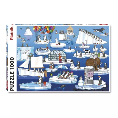 Puzzle 1000 el. Gunga, �ycie na Antarktyce Piatnik
