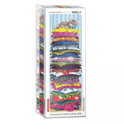 Puzzle 1000 el. Fluffy Kitty on Pillows 6010-5631 Eurographics