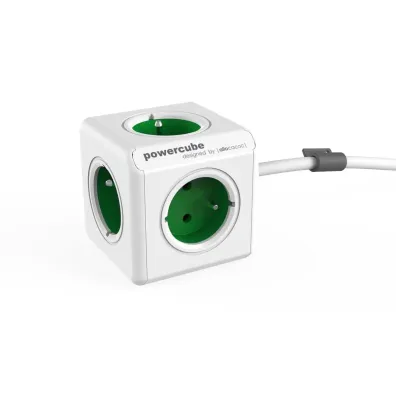 Allocacoc PowerCube Extended 1,5 m GREEN