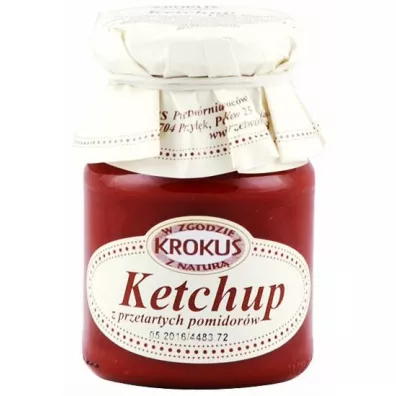 Krokus Ketchup bezglutenowy 180 g