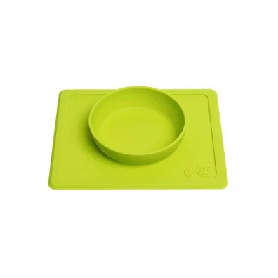 Ezpz Silikonowa miseczka z podkadk 2w1 Mini Bowl zielony 235 ml