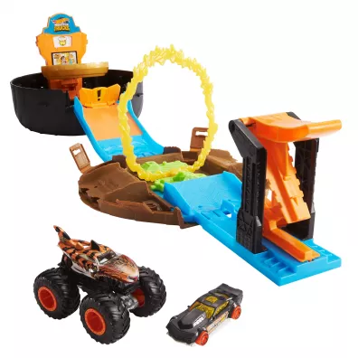 Hot Wheels Monster Trucks Opona - Kaskaderska arena Zestaw GVK48 Mattel