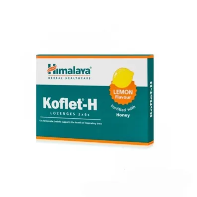 Himalaya Koflet cytrynowy w pastylkach do ssania 12 szt.