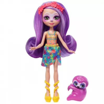 Enchantimals. Lalka Leniwiec + zwierz�tko HRX82 Mattel