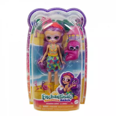 Enchantimals. Lalka Leniwiec + zwierz�tko HRX82 Mattel