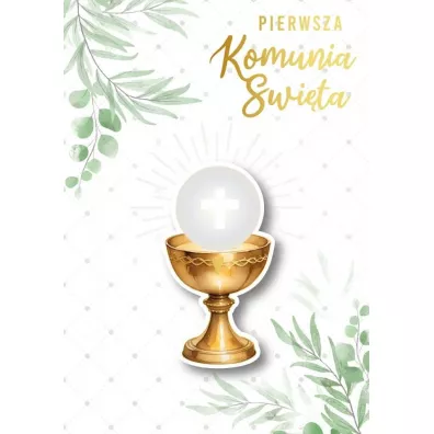 Kukartka Karnet Komunia