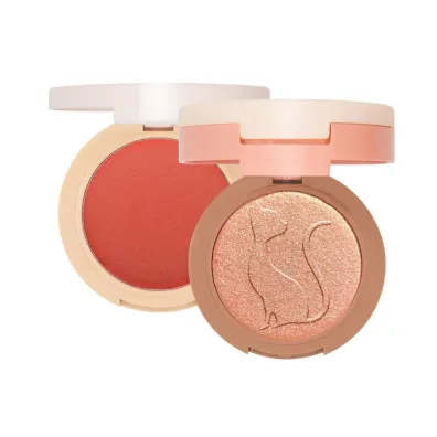 J.Cat Beauty 2 In 1 Piece Of Cake Blush + Highlighter r� i roz�wietlacz 2w1 103 Mcflirty 12.1 g