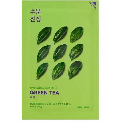 Holika Holika Pure Essence Mask Sheet Green Tea przeciwzapalna maseczka z ekstarktem z zielonej herbaty 20 ml