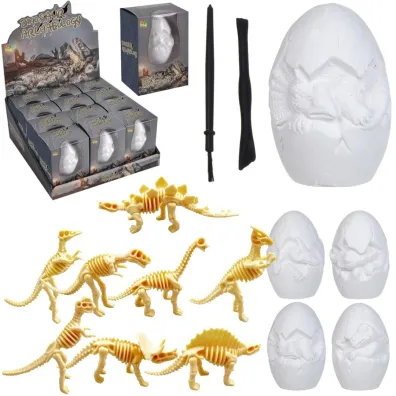 Wykopaliska paleontolog dinozaur w jajku Trifox