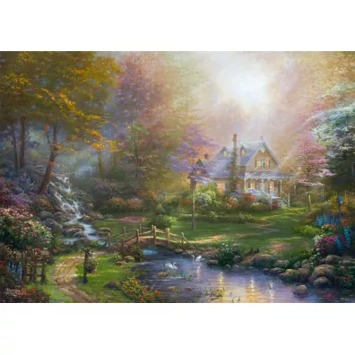 Puzzle 1000 el. PQ Thomas Kinkade Idealny dzie� Schmidt