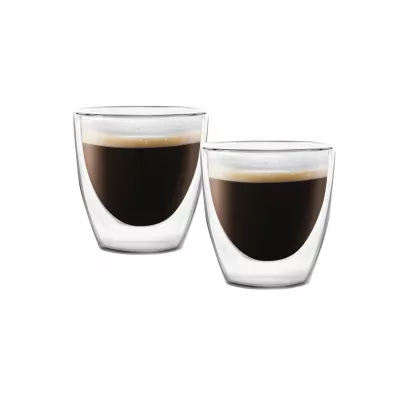 Vialli Design Zestaw filianek do espresso z podwjn ciank Amo 25837 2 x 80 ml