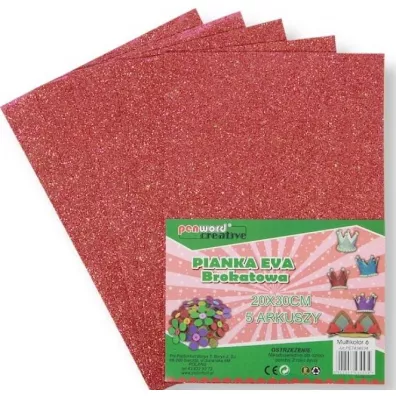 Penword Pianka multicolor brokat 6 20x30 cm