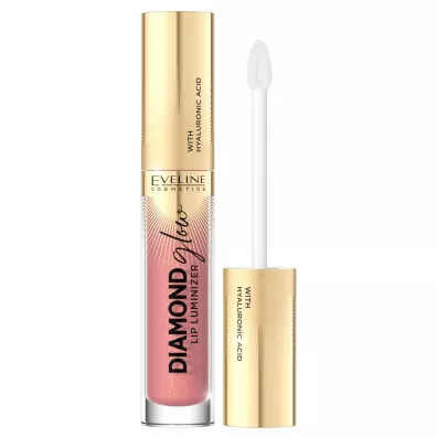 Eveline Cosmetics Diamond Glow Lip Luminizer b�yszczyk do ust z kwasem hialuronowym 04 Raspberry Sorbet 4.5 ml