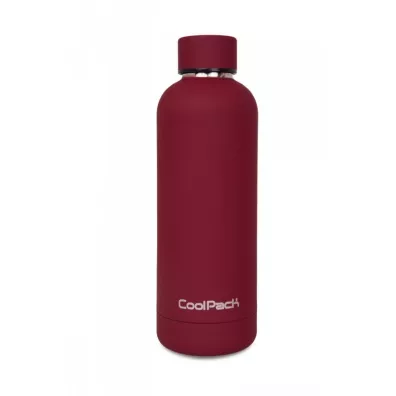Coolpack Biznes Bidon termiczny metalowy Coolpack Bonet Burgund 500ml