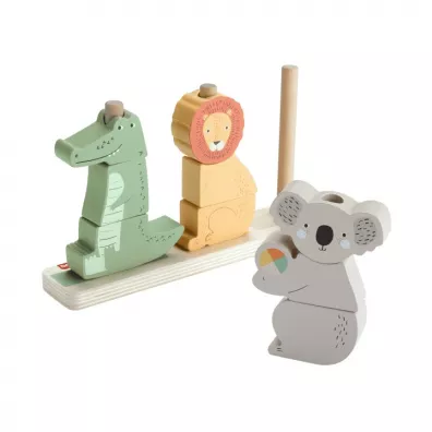 Fisher-Price. Drewniane zwierz�tka Uk�adaj i sortuj Mattel