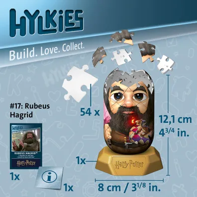 Puzzle 54 el. 3D Hylkies: Hagrid Ravensburger