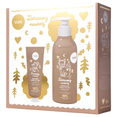 Yope Zestaw Zimowy nastr�j myd�o + krem do r�k 300 ml + 50 ml