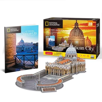 Puzzle 3D National geographic bazylika �w. Piotra Cubic Fun