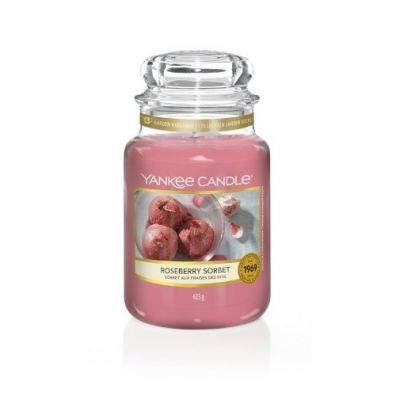 Yankee Candle Large Jar duża świeczka zapachowa Rosberry Sorbet 623 g