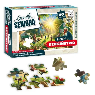 Gra dla Seniora. Puzzle Dzieci�stwo Kangur