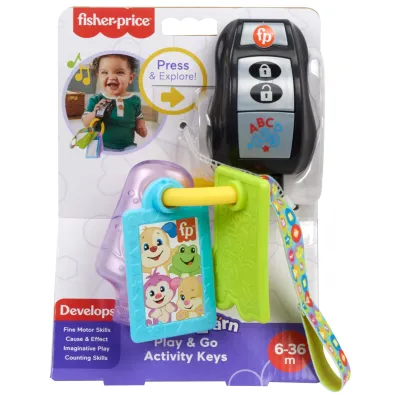 Fisher-Price. Edukacyjne kluczyki ABC 123 HXF51 Mattel