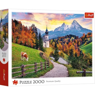 Puzzle 2000 Bawarskie Alpy jesieni� 27127 Trefl