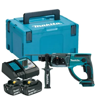 Makita M�otowiertarka 18v dhr202rfj 1,9j 2x3,0ah