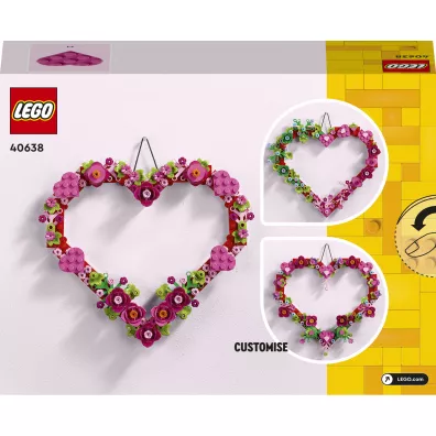 LEGO Iconic Ozdoba w ksztacie serca 40638