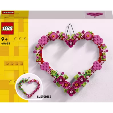 LEGO Iconic Ozdoba w ksztacie serca 40638