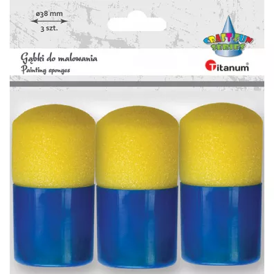 Titanum G�bki do tuszowania 3.8 cm 3 szt.