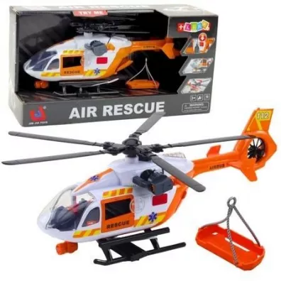 Helikopter ratunkowy hak + nosze 1:14 LeanToys