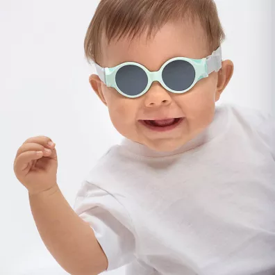 Beaba Okulary przeciwsoneczne dla dzieci z elastyczn opask 0-9 miesicy Pample