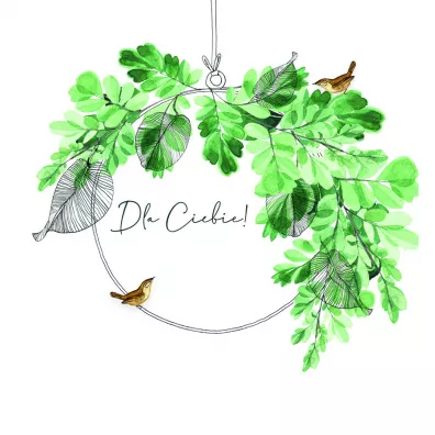 Clear Creations Karnet Swarovski kwadrat Dla Ciebie! CL4002_PO