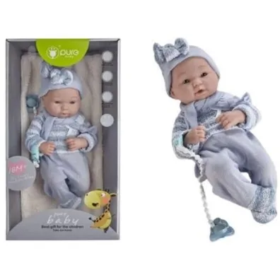 Lalka bobas z kocykiem 35cm Icom Polska