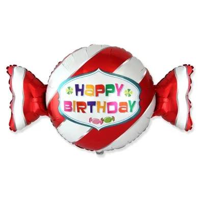 Balon foliowy S�odki cukierek czerwony 60cm