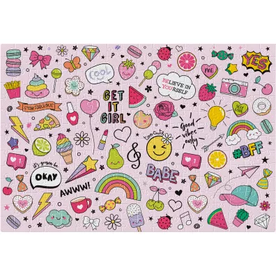 Puzzle 250 el. Kids Icons Interdruk