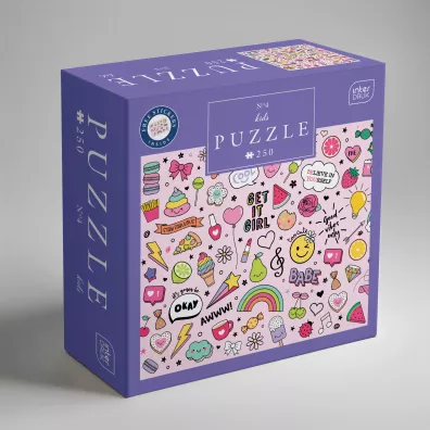 Puzzle 250 el. Kids Icons Interdruk
