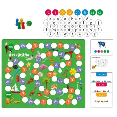 Gra Ortografia na weso�o - gra edukacyjna ADAMIGO 7981