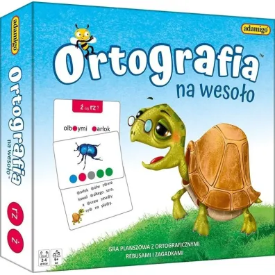 Gra Ortografia na weso�o - gra edukacyjna ADAMIGO 7981