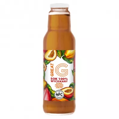 Great Sok guava gruszka limonka jabko NFC 750 ml