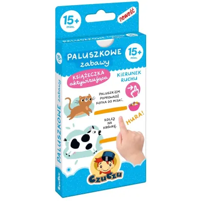 Paluszkowe zabawy CzuCzu. Ksi��eczka aktywizuj�ca 15m+