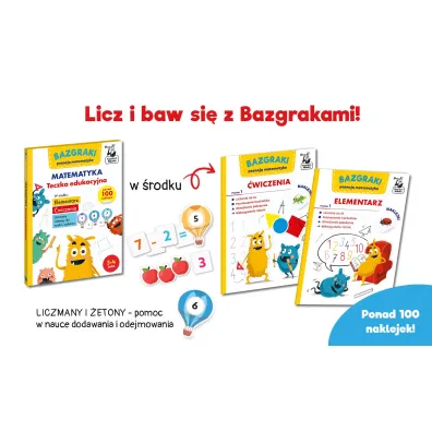 Bazgraki. Matematyka. Teczka edukacyjna 3-4 lata